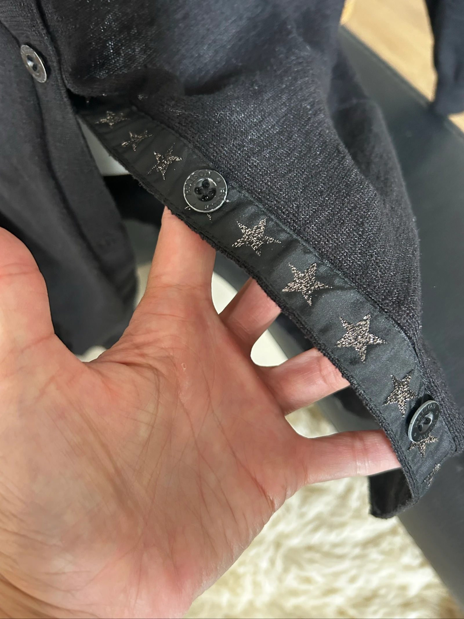 Maison Scotch – Long black linen vest – Size 1 (S) – photo 4